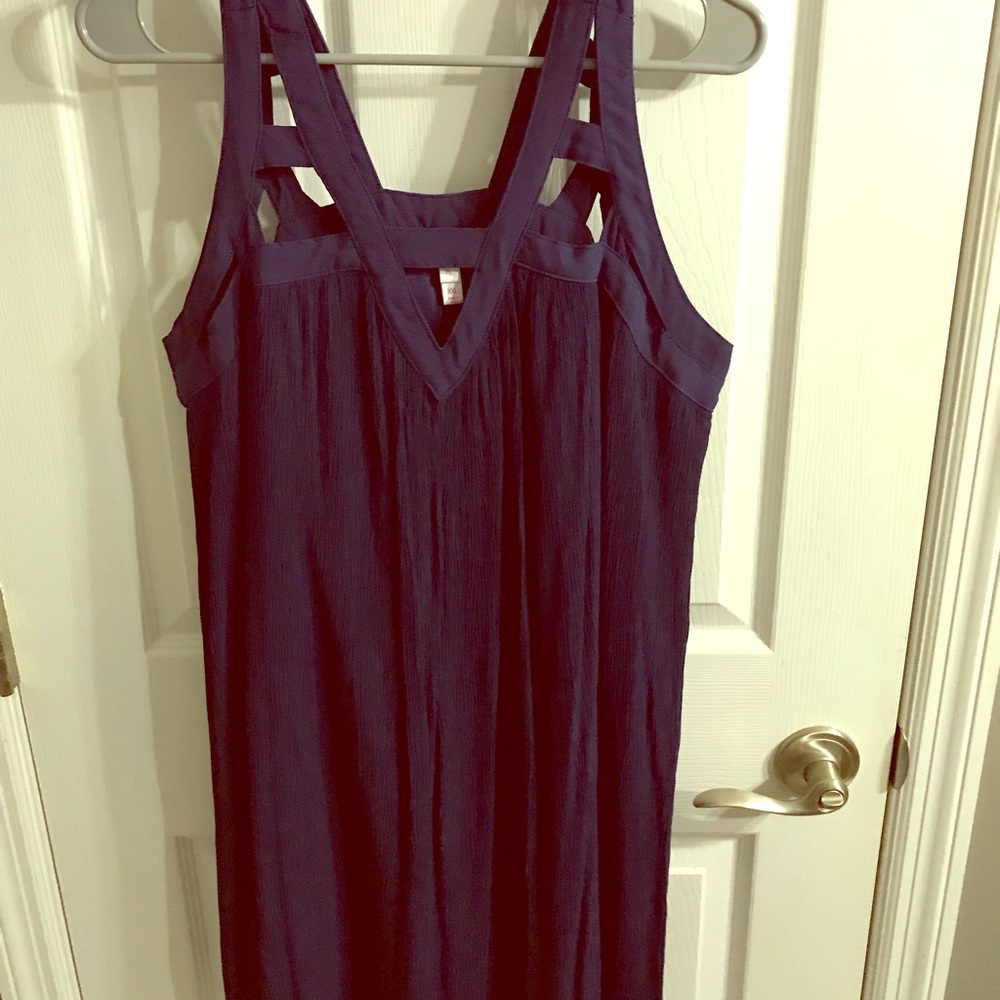 Navy Strappy Dress